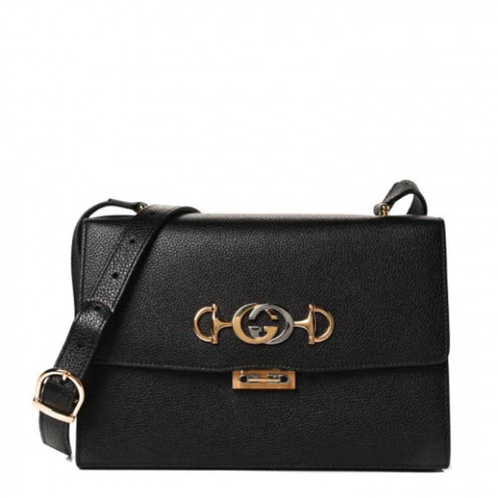 Gucci Zumi Shoulder Bag Black